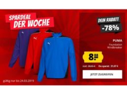 Puma: Windjacke für 8,88 Euro plus Versand