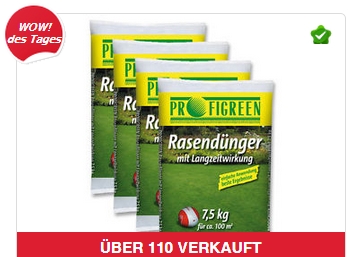 Rasendünger 30 Kilogramm für 19,99 Euro mit Lieferung