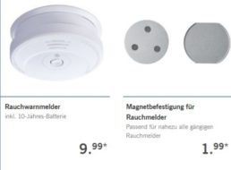 Lidl: Rauchwarnmelder mit zehn Jahren Batterielaufzeit für 9,99 Euro