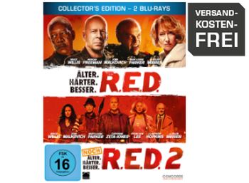 Steelbox-Edition "R.E.D." Teil eins und zwei auf Blu-ray für 9,99 Euro