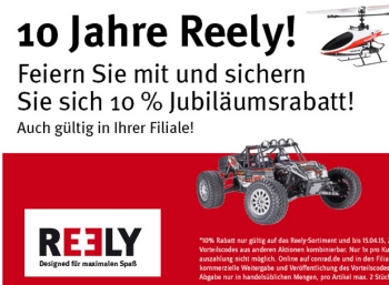 Reely-Rabatt von zehn Prozent