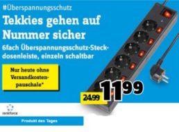 Conrad: Einzeln schaltbare Renkforce-Steckdosenleiste für 11,99 Euro frei Haus