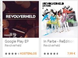 Gratis: Fünf Songs von Revolverheld bei Google zum Nulltarif