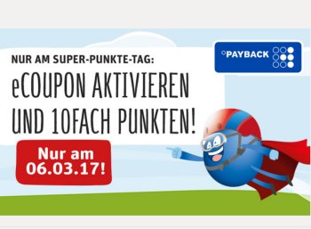 Rewe: Zehnfach Payback-Punkte am kommenden Montag