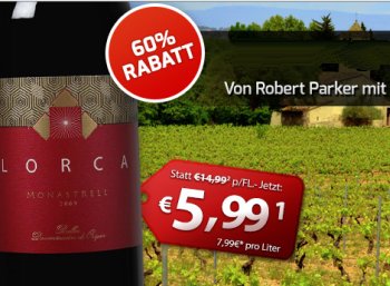 Bodegas del Rosario im Sechserpack für 25,89 Euro frei Haus