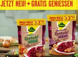 Kühne: 800 Gramm Rotkohl gratis dank Cashback-Aktion