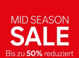 C&A: Mid-Season-Sale mit bis zu 50 Prozent Rabatt