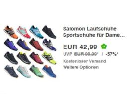 Salomon: Joggingschuhe für 42,99 Euro frei Haus für einen Tag