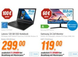 Notebooksbilliger: 24-Zoll-Monitor Samsung S24F356FHU ab 113,05 Euro