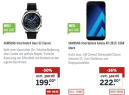 Lidl: Smartwatch Samsung Gear S3 Classic für 203,95 Euro mit Lieferung