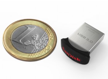 Sandisk: Cruzer Ultra Fit USB-Stick mit 32 GByte im Mini-Format für 8,99 Euro