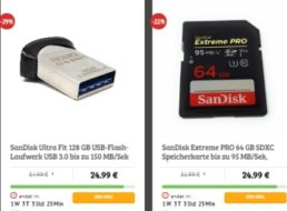 Dealclub: Sandisk-Spezial mit acht Speicherprodukten zu Schnäppchenpreisen