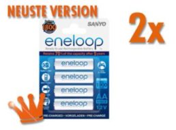 Meinpaket: Achterpack Sanyo eneloop für 14,99 Euro frei Haus