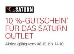 Ebay: 10 Prozent Rabatt beim Saturn-Outlet bis Mittwoch