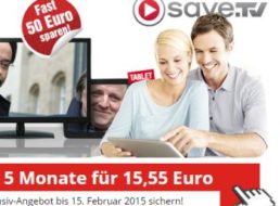 Save.TV: Fünf Monate Online-Videorecorder für nur 15,55 Euro