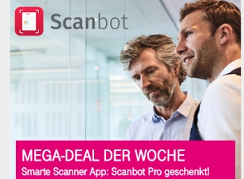 Gratis: Scanbot Pro für Telekom-Kunden zum Nulltarif