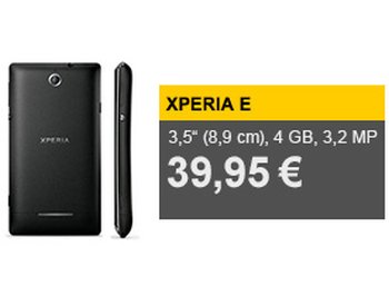 Sony Xperia E C1505 als B-Ware für 36,95 Euro frei Haus