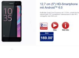 Aldi-Nord: Sony Xperia E5 ab 10. November für 169 Euro