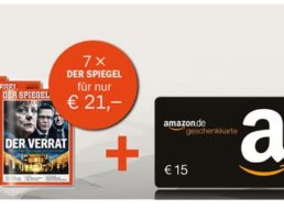 Spiegel: Sieben Ausgaben für sechs Euro frei Haus dank Amazon-Gutschein