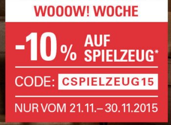 Ebay: Zehn Prozent Spielzeug-Rabatt bis Ende November 2015