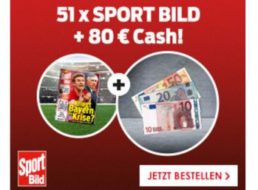 Sportbild: Jahresabo mit 51 Heften für 16,90 Euro frei Haus