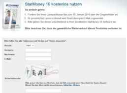 Gratis: Starmoney 10 via Chip zum Nulltarif verfügbar