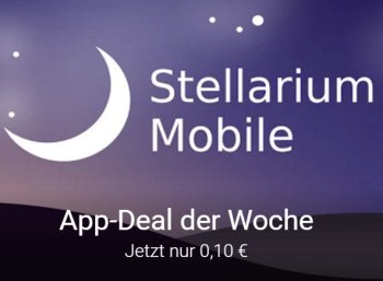 Google Play: Stellarium Mobile für kurze Zeit zum Preis von zehn Cent