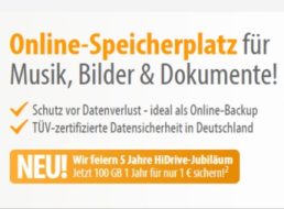 Strato: 100 GByte Cloudspeicher für einen Euro pro Jahr