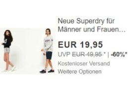 Superdry: Shorts bei Ebay für einen Tag zum Preis von 19,95 Euro