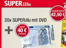 Superillu: 20 Hefte & vier DVDs für zusammen 2,50 Euro frei Haus