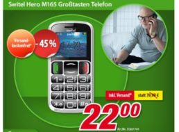 Völkner: Seniorenhandy "Switel Hero M165" für 22 Euro frei Haus