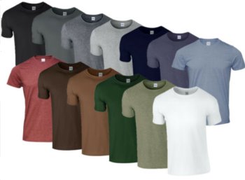 Ebay: 7er-Pack Gildan-T-Shirts für 19,95 Euro frei Haus