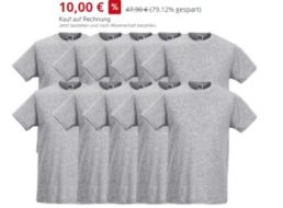 Knaller: 10 T-Shirts von Russel für 14,95 Euro frei Haus