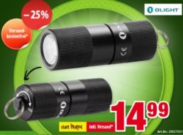 Völkner: LED-Mini-Taschenlampe "OLight I1R EOS" für 14,99 Euro frei Haus