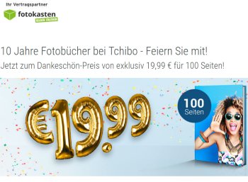 Tchibo: Hardcover-Fotobuch mit 100 Seiten für 24,94 Euro