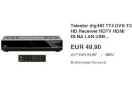 Pünktlich zur EM: DVB-T2-Receiver digiHD TT4 für 49,90 Euro frei Haus