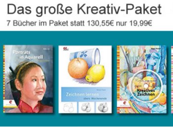 Terrashop: Kreativpaket mit sieben Büchern für 19,99 Euro frei Haus