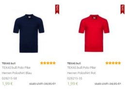 Outlet46: 5000 Poloshirts ab 1,99 Euro frei Haus