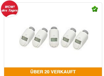 Thermostate eQ-3 im Fünferpack mit Gratis-Versand