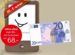 Toline Shine: eBook-Reader mit 20 Euro Rabatt für 68 Euro