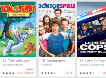 "Tom & Jerry – Der Film" bei Google kostenlos leihen