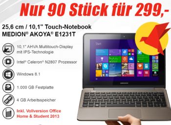 HRS-Hotelgutschein zum Touch-Netbook