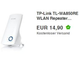 Ebay: WLAN-Repeater TP-Link TL-WA850RE generalüberholt für 14,90 Euro