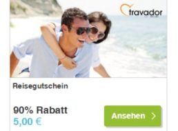 Dailydeal: Travador-Gutschein über 50 Euro für nur fünf Euro