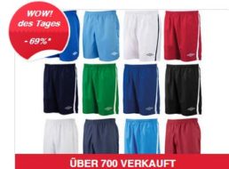 Ebay: Umbro-Shorts für 6,99 Euro frei Haus bis Dienstag mittag