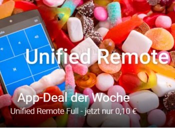 Google: Top bewertete App "Unified Remote Full" für zehn Cent statt drei Euro