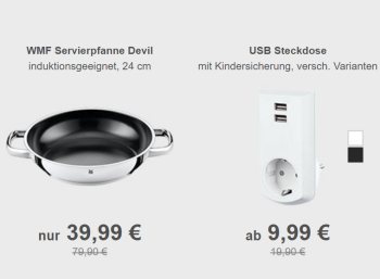 Allyouneed: "conecto Schutzkontakt-Steckdose" mit USB-Anschlüssen für 9,99 Euro