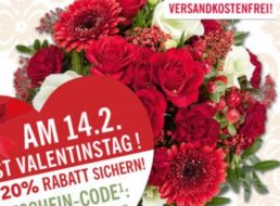 Valentinstag 2015: Die besten Blumensträuße und Angebote