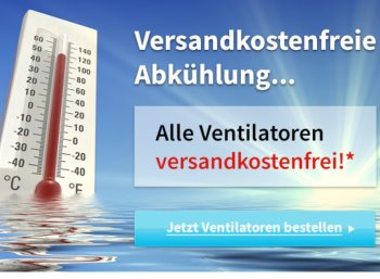 Völkner: Ventilatoren ab 17,99 Euro mit Gratis-Versand