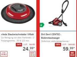 Lidl: Wischroboter Vileda Virobi zum Bestpreis von 24,99 Euro